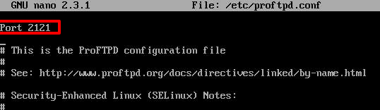 Change FTP Port in CentOS & RHEL