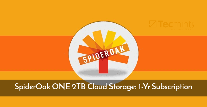SpiderOak ONE 2TB Cloud Storage