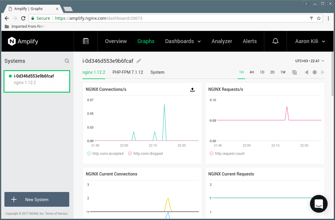 Nginx Amplify Graph