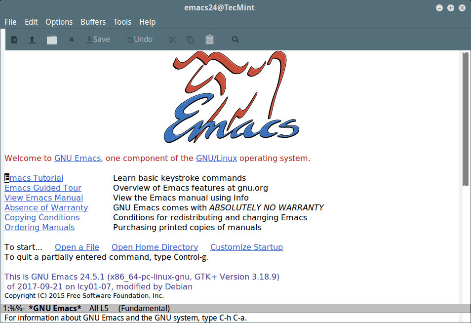 Emacs Editor