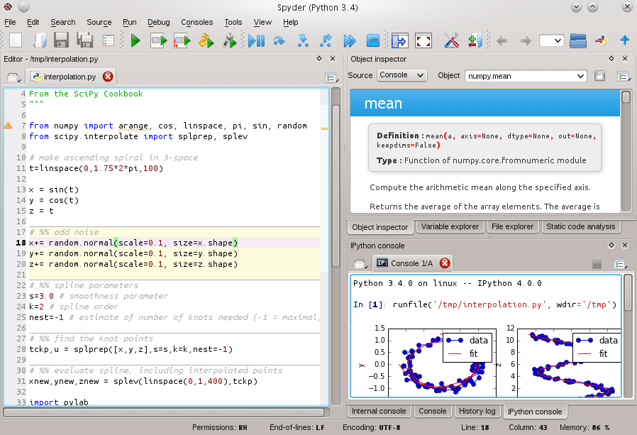 Spyder Python IDE