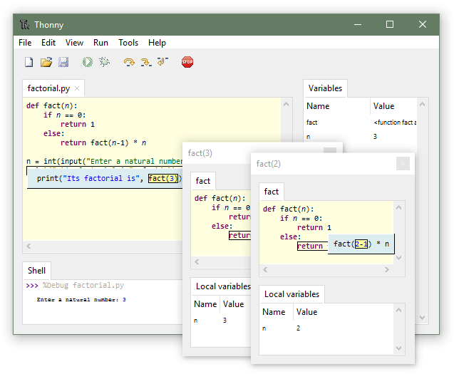 Thonny Python IDE