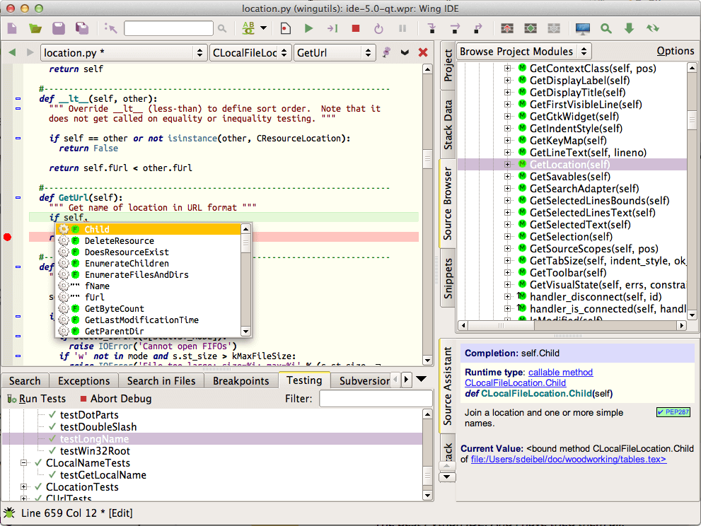 Wing Python IDE