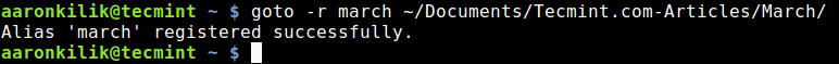 Create Alias for Directory in Linux