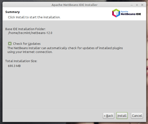 Enable NetBeans IDE Updates