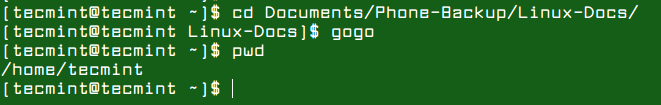 Running Gogo Without Options