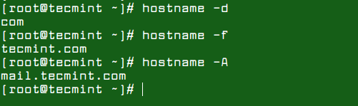 Show Host DNS Names