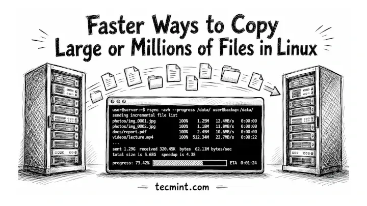 Copy Millions of Files Faster in Linux