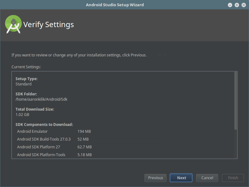 Android Studio Settings