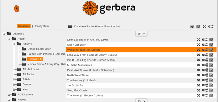 Gerbera Home Media Server-for-Linux