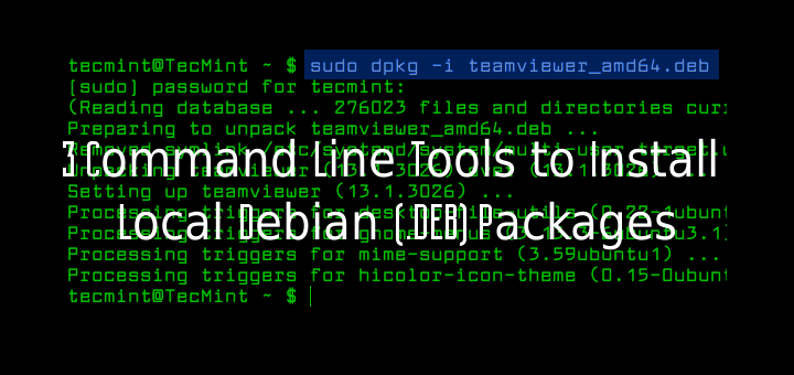 Install Local DEB Packages in Ubuntu