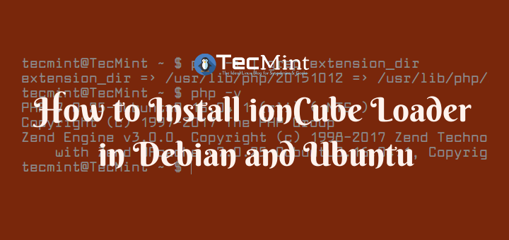 Install ionCube Loader in Ubuntu & Debian