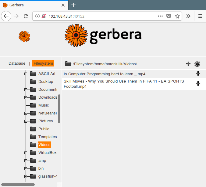 Gerbera File System