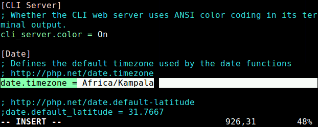 Set Time Zone in PHP File