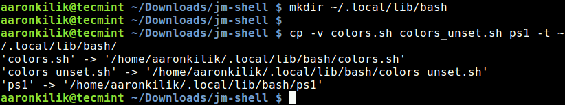 Configure Bash to Use jm-shell
