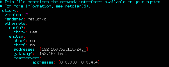 Configure Static IP in Ubuntu