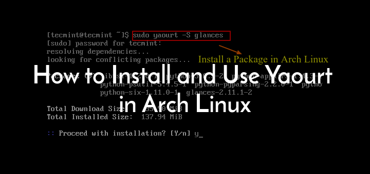 Install Yaourt in Arch Linux