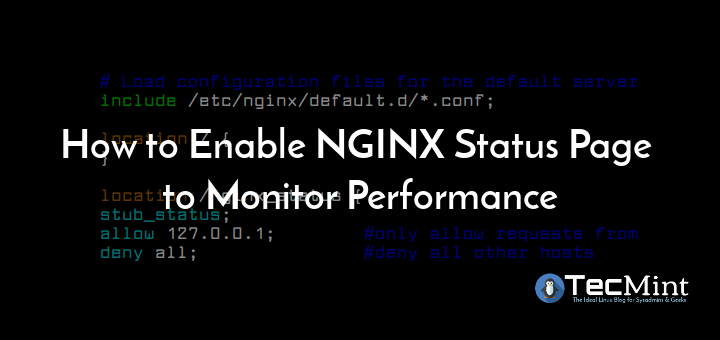 Monitor Nginx Web Server Status