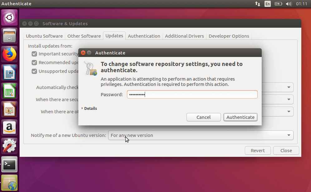  Notificar nueva versión de Ubuntu 