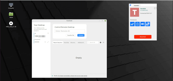 Rustdesk - Remote Desktop Software for Linux