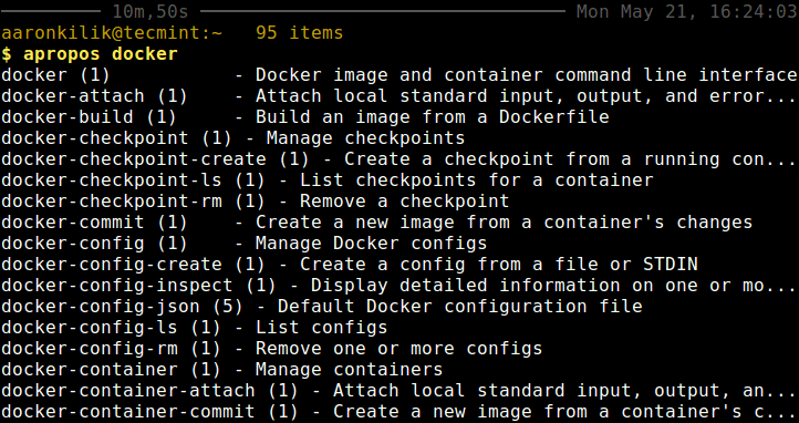 Find Linux Command Description
