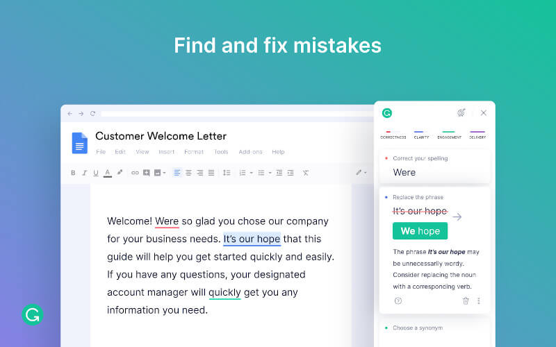 Grammarly - Grammar Checker Addon