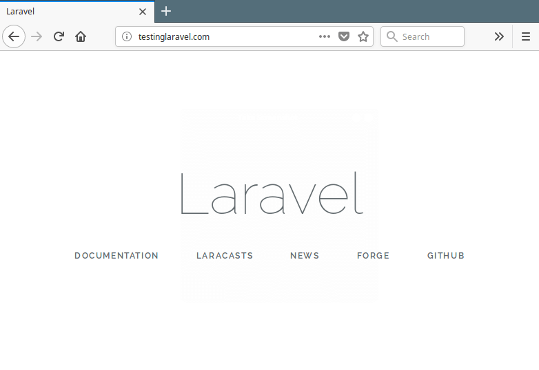 Check Laravel Installation