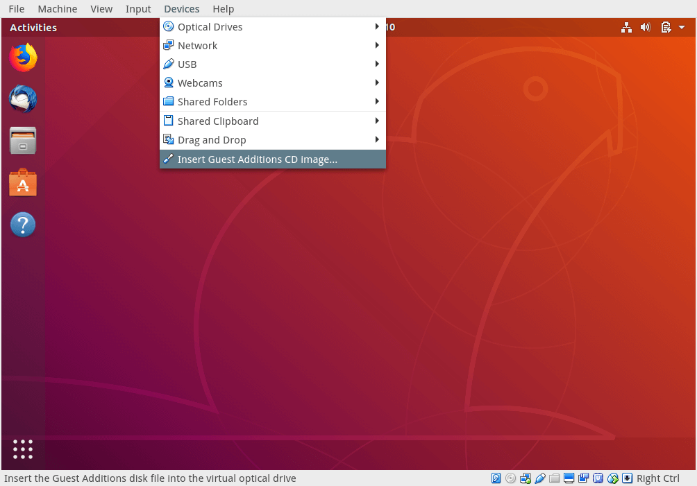 Virtualbox ubuntu