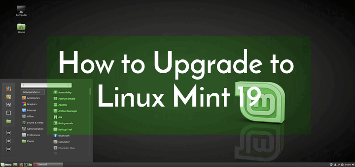 Linux Mint Upgrade 18.3 Auf 19.1