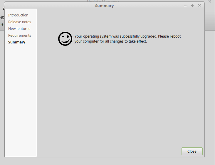 Upgraded to Linux Mint 18.3