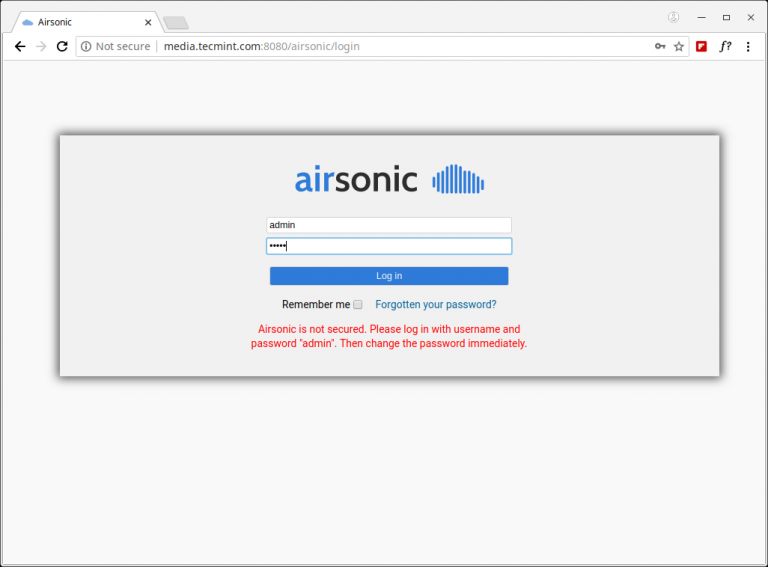 How to Install Airsonic Media Server on CentOS 7