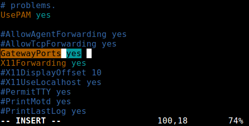 Enable Remote SSH Port Forwarding