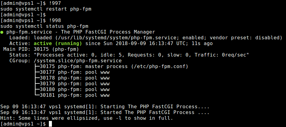 Php fpm run