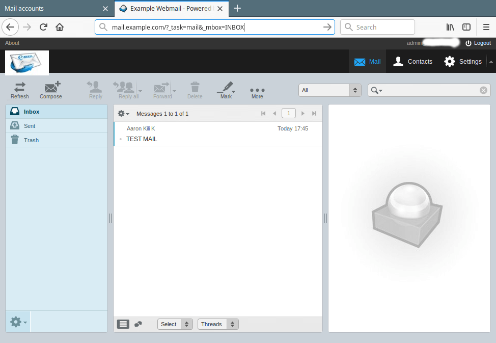 Roundcube Webmail-Zugriff