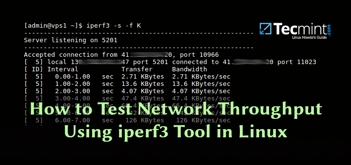 Test Network Throughput in Linux