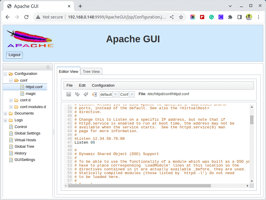 Apache Server Configuration