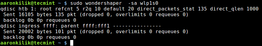 Check Network Interface Status