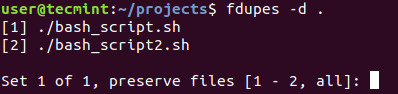 Delete Duplicate Files in Linux