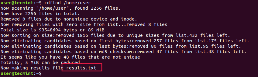 Find Duplicate Files in Linux