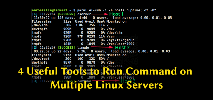 Run SSH Commands on Multiple Linux Servers