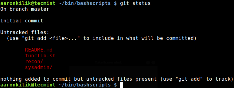 Check Git Status