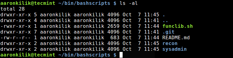 Create Git Project Structure