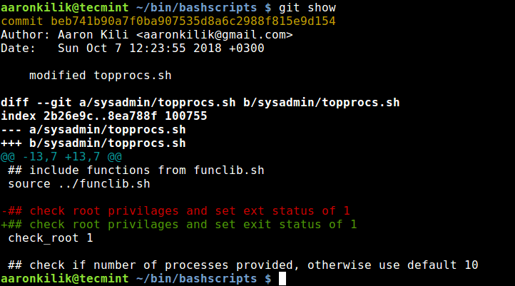 Git Show Objects