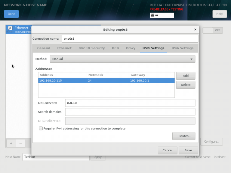 Installation of RHEL 8 with Screenshots
