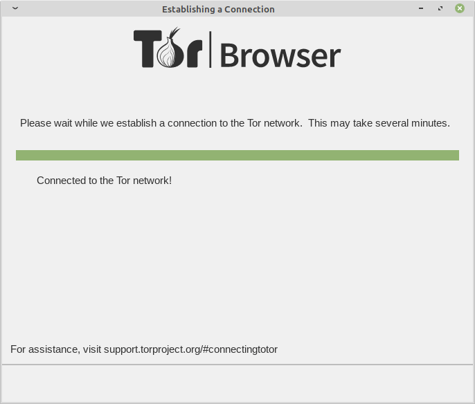 Connecting to Tor Network