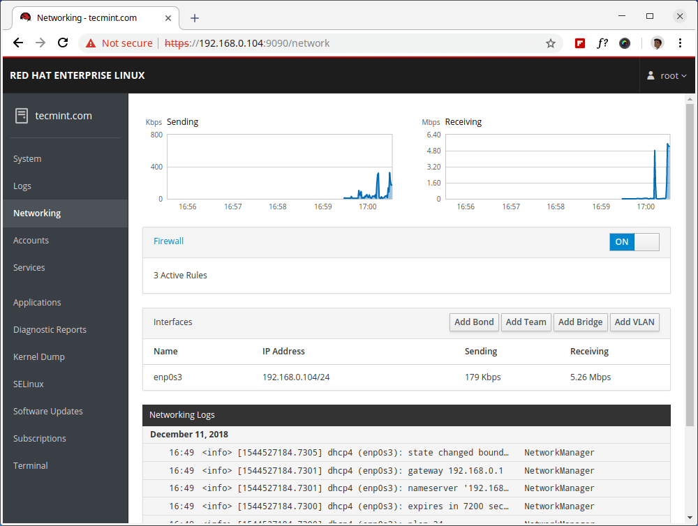 Überwachen Sie die Netzwerknutzung und den Datenverkehr