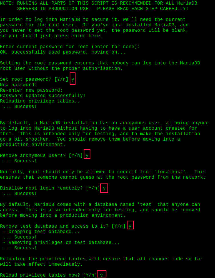 Sichere MariaDB-Installation auf RHEL 8