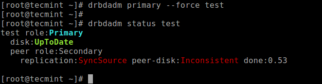 Set Primary Node for Initial Device