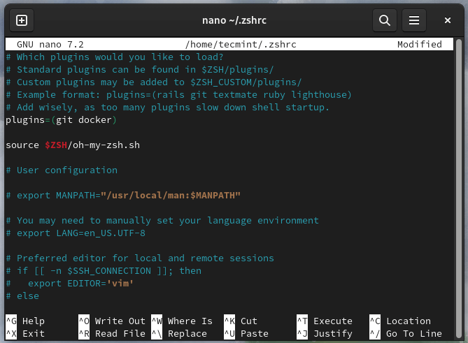 Add Oh-My-Zsh Plugin