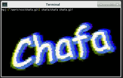 Chafa - Konvertiert in ANSI-Unicode-Zeichen